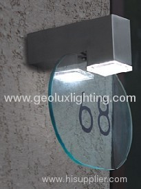 LED Illuminated House Number Wall Light