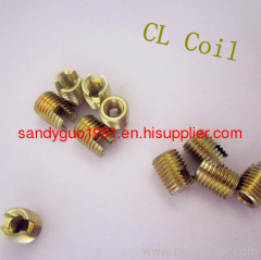 M5*0.8 Brass Self-tapping helicoil inserts