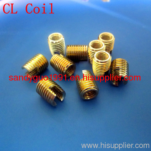 Self-tapping helicoil inserts