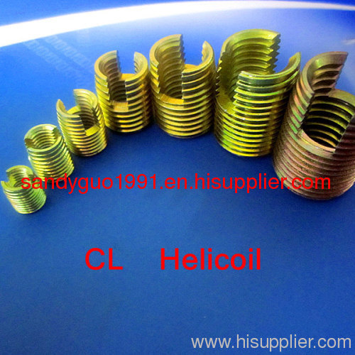 Self-tapping helicoil inserts M5*0.8 Brass