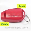 clicker with whistle for dog