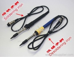 Constant temperature electric soldering iron and desoldering iron