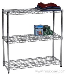 chrome wire shelving