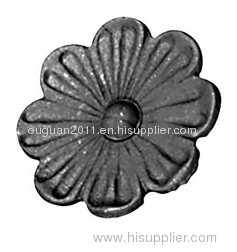 OGS Wrought iron elegrant hot stamped flowers
