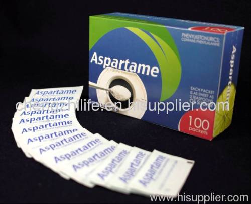 aspartame sachet