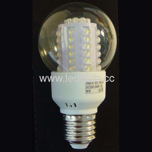 3W B60 led bulb light