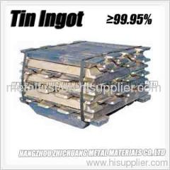 Pure Electrolytic Tin ingot Sn 99.95% 99.99%