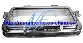 Bronze or Stainless Steel Rectangular Portlight, Porthole, Skylight, Sideport, , marine window, boat accessories