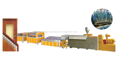 PVC wood and plastic profile extrusion line