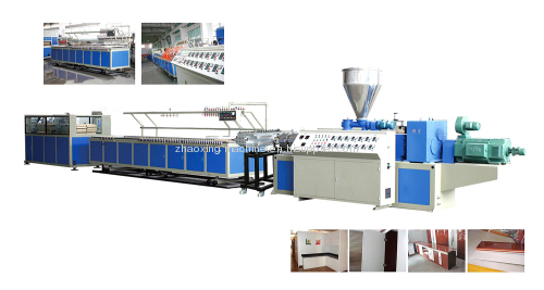 Wood and Plastic door extrusion making machine