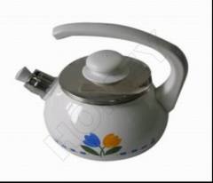 white 2.0L Enamel kettle