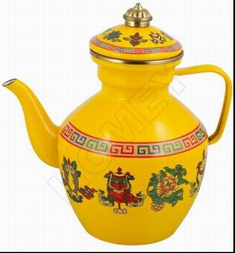 yellow color 2.5LEnamel kettle