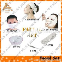 headband facial mask beauty brush bowl disposable cap