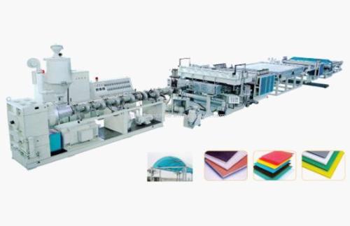 PP/PC Hollow Grid Plate Extrusion Making machine