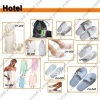 Hotel slipper & laundry bag & bathrobe