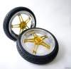 Segway Custom Gold Anodized Rims with IRC tire & tube