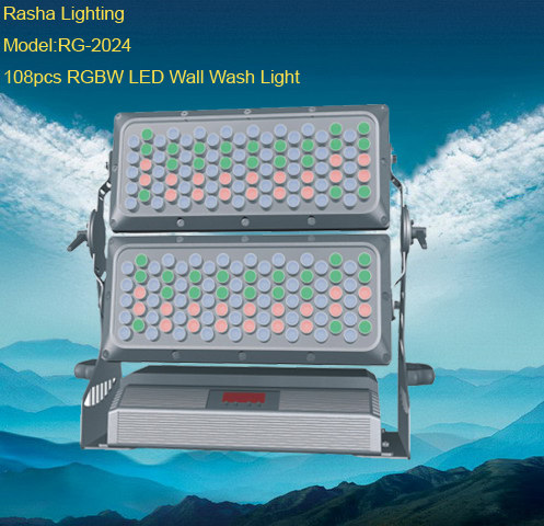 2012 NEW Outdoor 180pcs LED RGBW Full Color High power Wall Wash Light