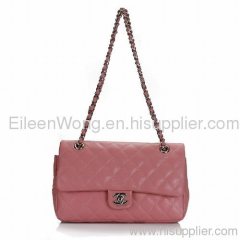 chanel 2.55 pink flap bag CC lock 1112