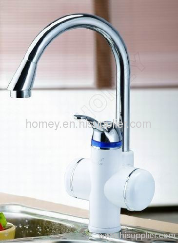 electric heat white faucet