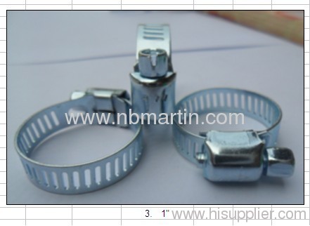 Mini American type hose clamp 1 inch