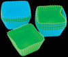 silicone square muffin cups