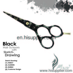 Styling Insect Ed Coating Tattoo Barber Scissors
