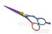 Superior Dark Rainbow Titanium Plated Hair Cutting Shears