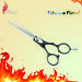 Professional Black Titanium Grip Stylist Thinning Scissors