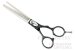 Professional Black Titanium Grip Stylist Thinning Scissors