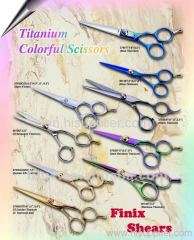 Quality Fashion Design Rainbow Titanium Hairdressing Supplies