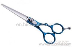 Professional Blue Titanium Grip Hair Stylist Scissors