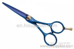 Fashion Design Blue Titanium Plated Hairdressing Scissors