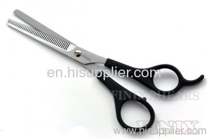 German Style Black Nylon+Fiber Plastic Grip Thinning Shears