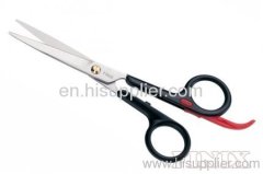 Functional Red Removable Finger Rest Hairdresser Shears