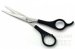 German Style Black Nylon+Fiber Plastic Grip Haircut Shears