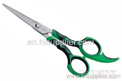 6" Twin-Color Soft Grip & Detachable F/R Haircut Shears