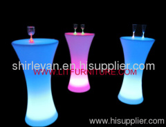 LED high table/lighting table/illuminated table/led cocktail table/led cocktail table