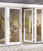 Double glazed glass exterior French door