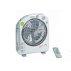 Rechargeable emergency light fan