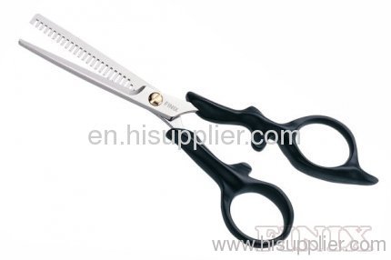 Special Design Black Nylon+Fiber Plastic Grip Thinning Shears