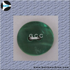 Green shell button