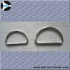 Metal D-ring for bag an garments