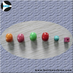 COLOR WOOD BEADS BUTTON