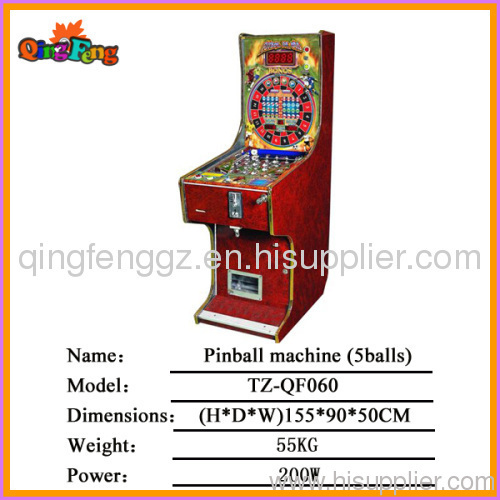 Pinball machine (5 balls)