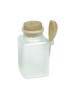 Square Bath Salt bottle plastic container cosmetic package