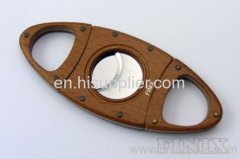 Superior Wooden Color Plastic Grip Cigar Cutters