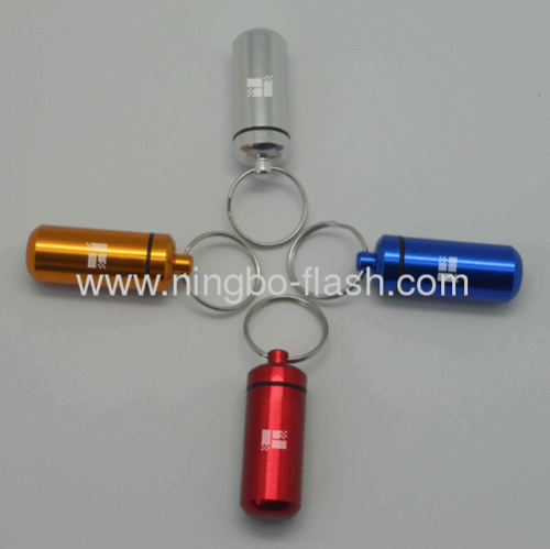 Waterpoof Pill Box Keychain