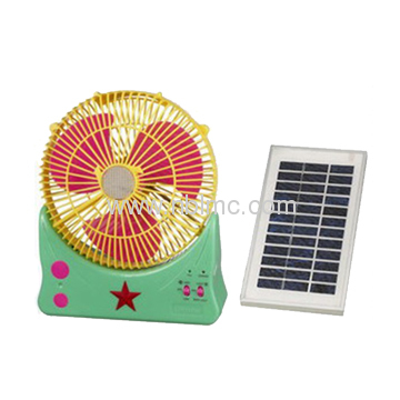solar powered table fan