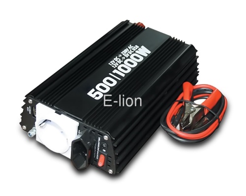 500W Double outlet inverter with USB