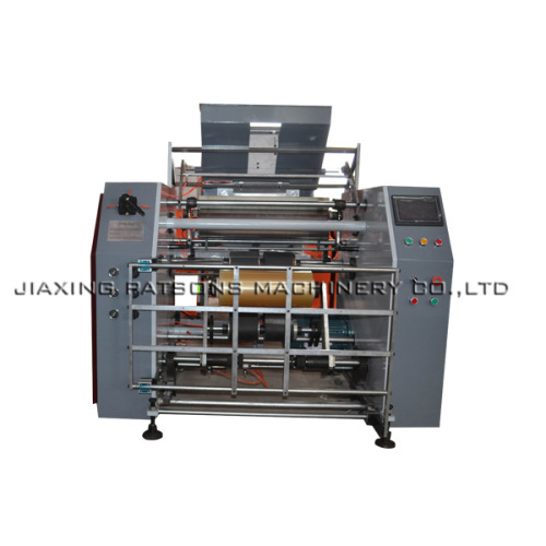 automatic stretching film rewinders